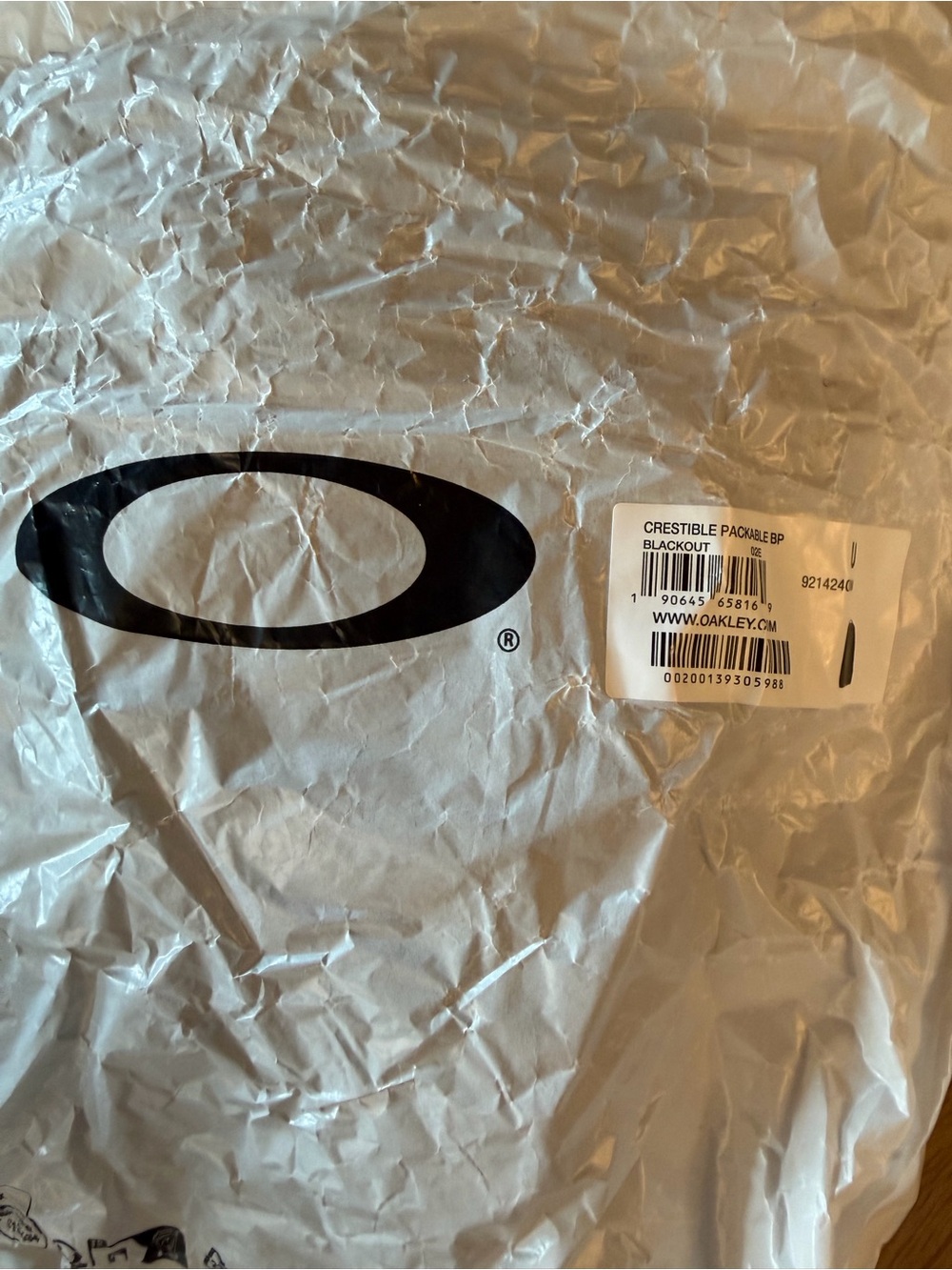 Oakley Black Crestible Packable BP Backpack. - Picture 9 of 9